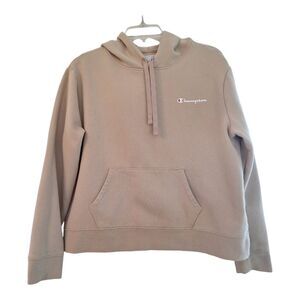 Champion Women's Fleece Pullover Comfortable Fit Hoodie Country Walnut sz Large